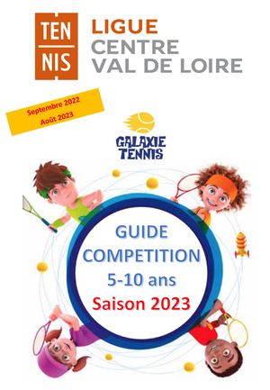 Livret GALAXIE TENNIS LIGUE CVL 2023 Au 10 Janvier 2023