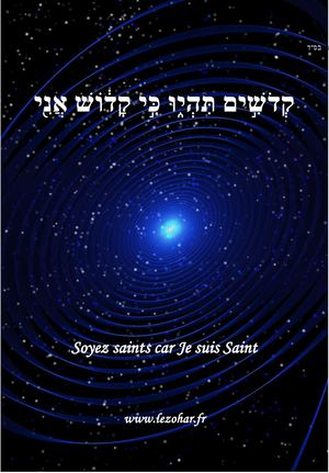 Tora, Rashi, Zohar : Kedoshim, saints