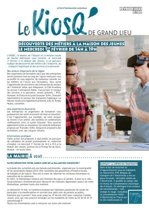 Kiosque Février 2023