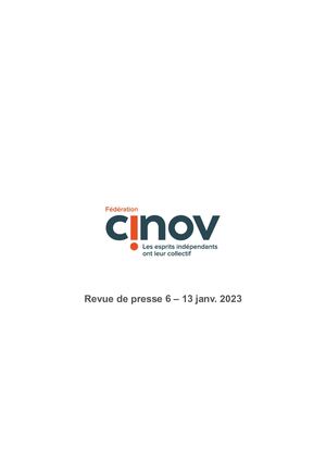 Revue De Presse Fédération Cinov 6 Au 13 Janvier 2023