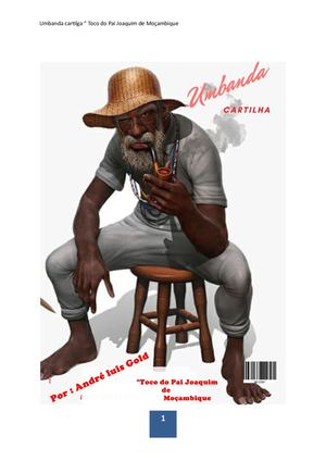 umbanda cartilha " Toco do Pai Joaquim de Moçambique