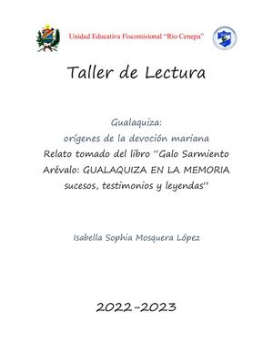 Gualaquiza,orígenes De La Devoción Mariana