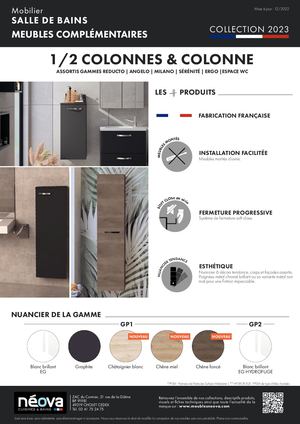 NÉOVA Demi Colonne, Colonne Assortis ANGELO Etc