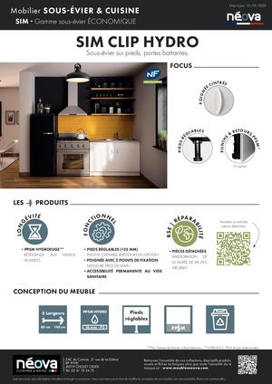 NÉOVA Fiche SIM CLIP HYDRO