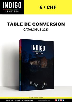 Catalogue 2023 FR - Conversion EUR / CHF