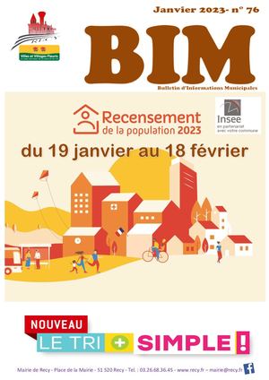Bulletin d'Informations Municipales - Recy - Janvier 2023