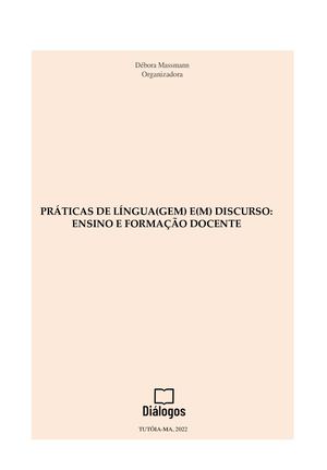 Práticas De Linguagem Em Discurso Enisno E Formação Docente
