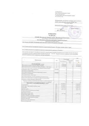 Кошторис 1031