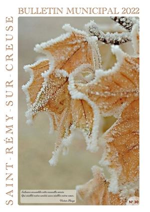 Bulletin municipal 2022 St Rémy/Creuse