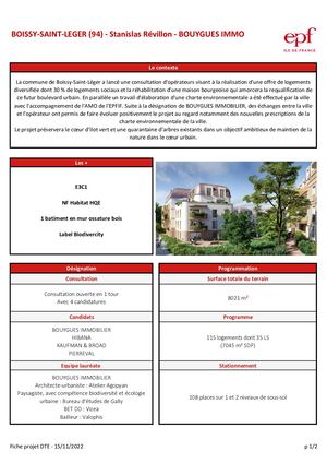 Fiche Projet DTE Boissy