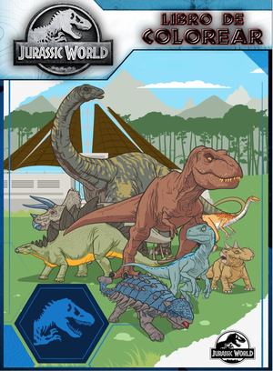 Libro Para Colorear De Jurassic World