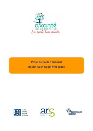 Projet de Sante Cpts Axante Bessin