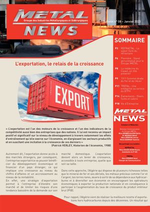 Groupe IMETAL - IMETAL News - Num 08 - Jan 2023
