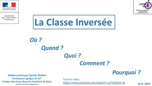 Classe Inversée Principe, Exemples Et Ressources