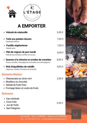 Restaurant - A emporter