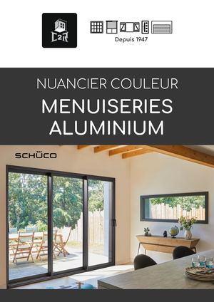 Nuancier C2R Menuiseries ALUMINIUM SCHÜCO