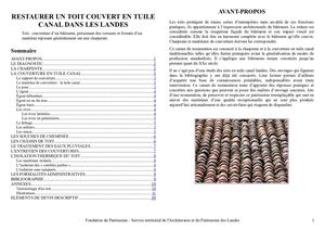 Restauration Toit Canal Fpet Sdap40