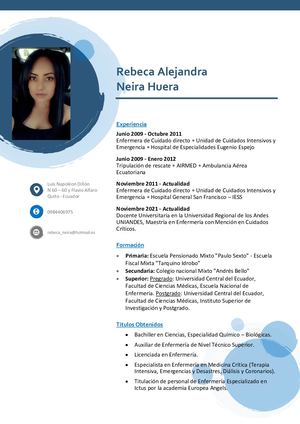 Currículum Rebeca Neira