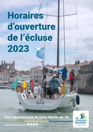 Horaire Ouverture Ecluse St Martin 2023