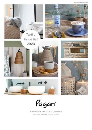 Pagan Tarif Price-list 2023