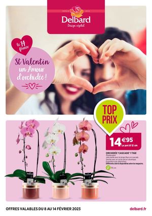 Flyer St Valentin 2023 - Delbard Aubevoye