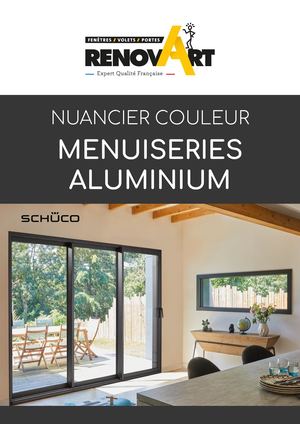 NUANCIER RÉNOV'ART MENUISERIES ALU SCHÜCO