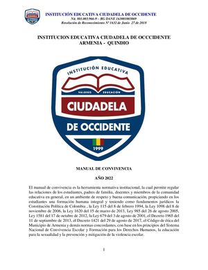 Manual De Convivencia Def