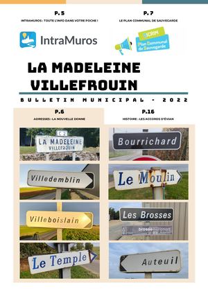 Bulletin municipal La Madeleine-Villefrouin
