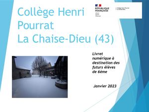 Présentation du collège Henri Pourrat