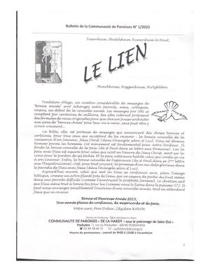 Le Lien n°1/2023