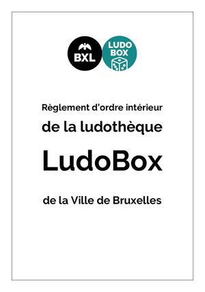 Charte des usagers (ludothèque)