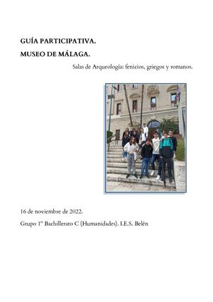 Guía Participativa Museo De Málaga
