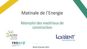 Matinale de l'Energie, Réemploi (24/01/2023)