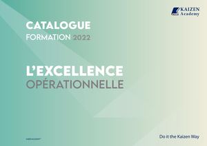 Catalogue Kaizen Excellence Operationnelle 2022 Latest