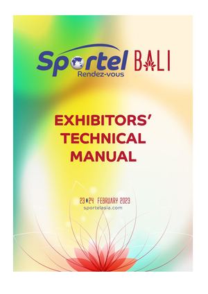SAS23 Exhibitor's technical manual