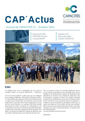 CAP'Actus # 1 Octobre 2022