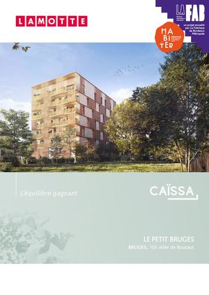 Le Petit Bruges Caïssa à Bruges (33) - Programme immobilier neuf - Lamotte