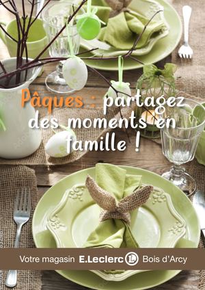 Brochure Leclerc Bois D'arcy Paques