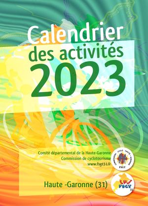 Agenda des activités cyclo 2023 - FSGT 31