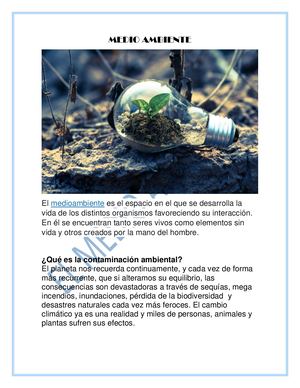 Medio Ambiente Cv