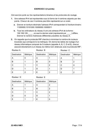 Bac NSI Sujet2 - 2022 - Ex 3