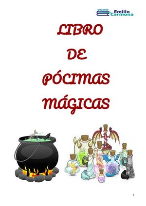 Libro De Pócimas Mágicas