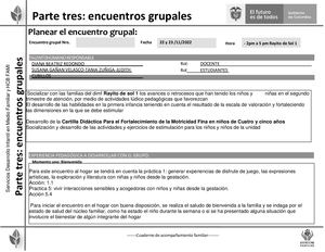 Planeacion Grupal Fecha 22 Y 23 Nov