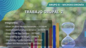 Microeconomía Trabajo Grupal 2