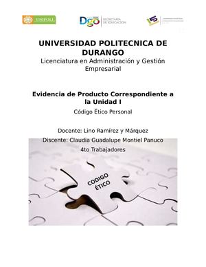 Codigo Etico Personal