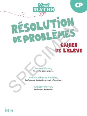 Mouv'Maths - cahier de résolution de problèmes CP