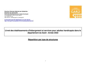 Livret Etablissement Et Services Personnes Handicapées 2019 01 2020