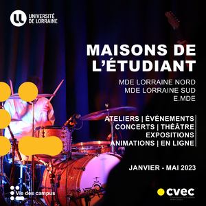 Maisons de l'etudiant - Programme janvier à mai 2023