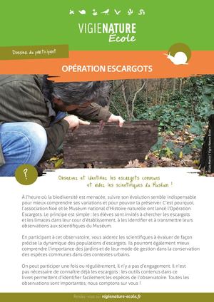 Brochure Escargots