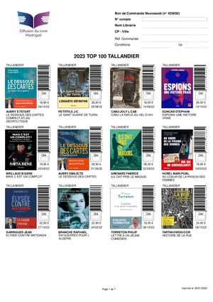 2023 Top 100 Tallandier